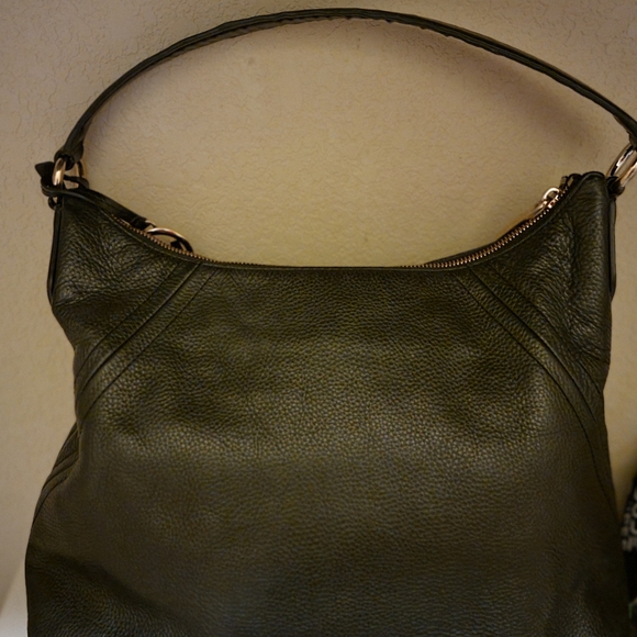 Michael Kors Black Leather Shoulder Bag - Picture 2 of 4
